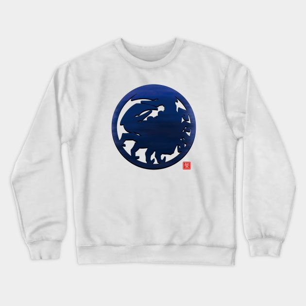 Mon Crab Crewneck Sweatshirt by Chiisa
